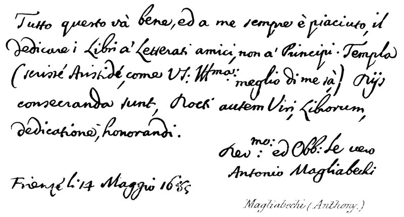 Magliabechi (Anthony) af English School