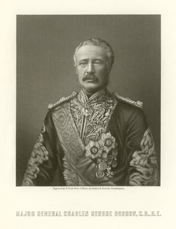 Generalmajor Charles George Gordon af English School