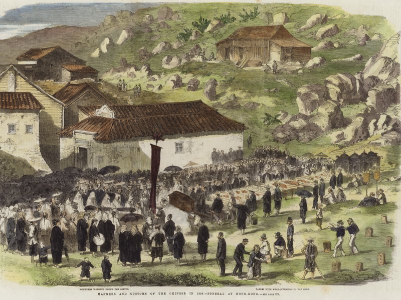 Kinesernes manerer og skikke i 1859 af English School