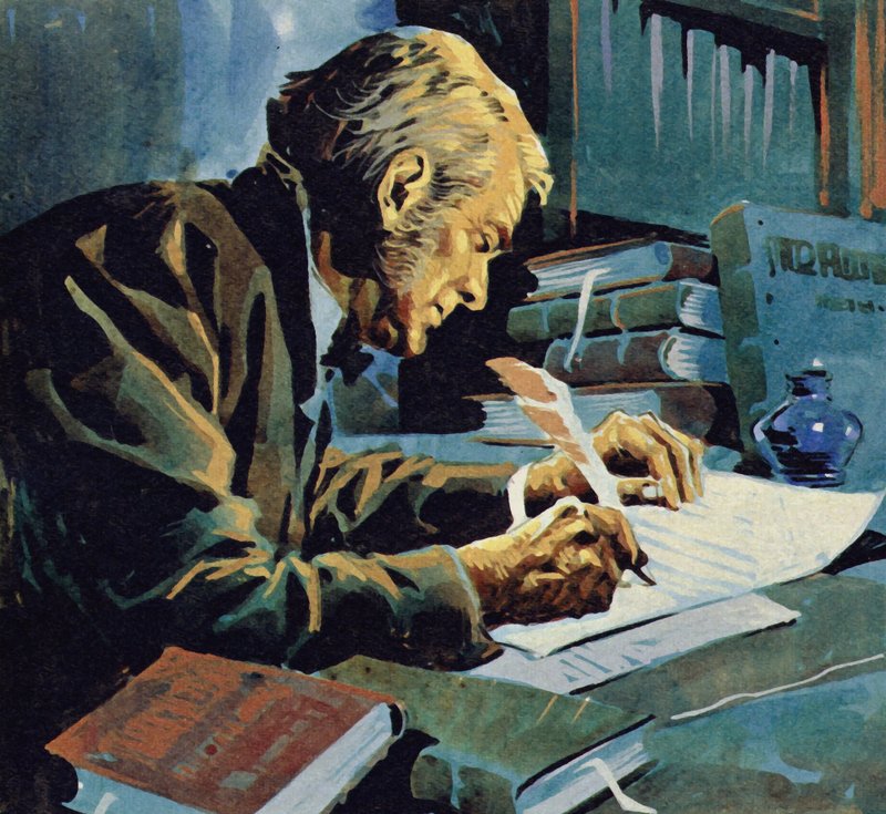 Mange år senere skrev Darwin sin bog The Origin of Species af English School