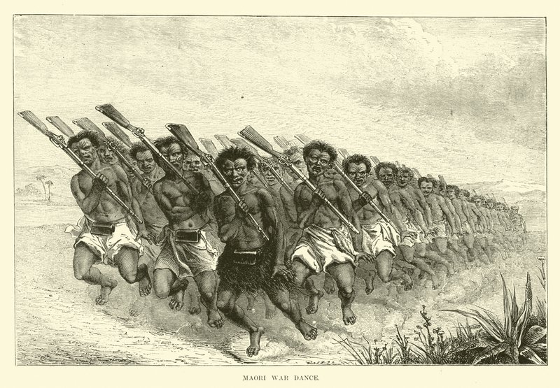 Maori krigsdans af English School