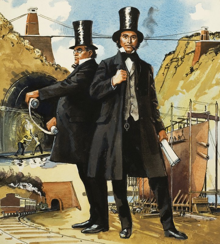 Marc og Isambard Brunel af English School
