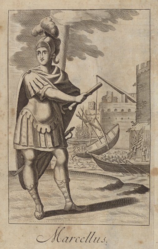 Marcus Claudius Marcellus, romersk general og statsmand (gravering) af English School