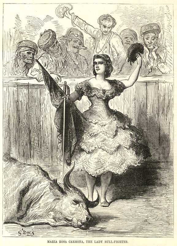 Maria Rosa Carmona, den kvindelige tyrefægter af English School