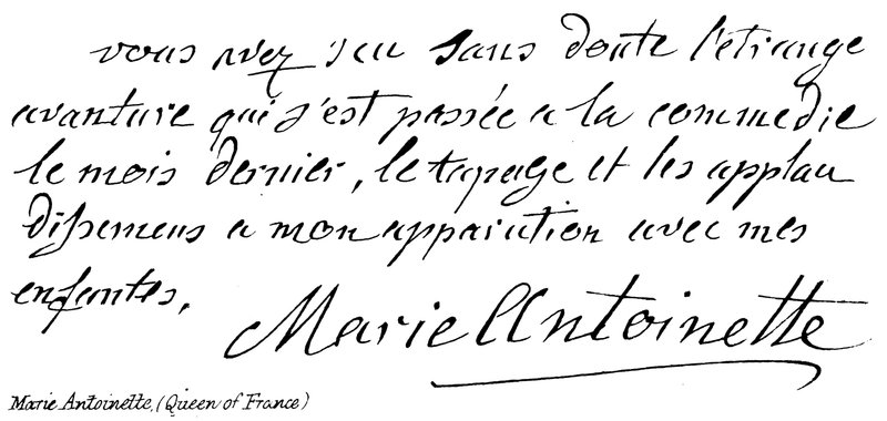 Marie Antoinette, (dronning af Frankrig) af English School