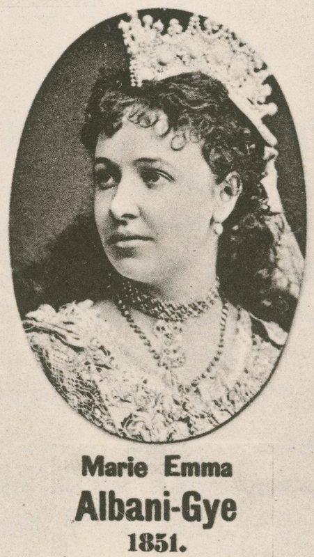 Marie Emma Albani-Gye (dybtryk) af English School
