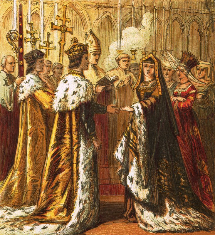 Ægteskab med Henrik VII af English School