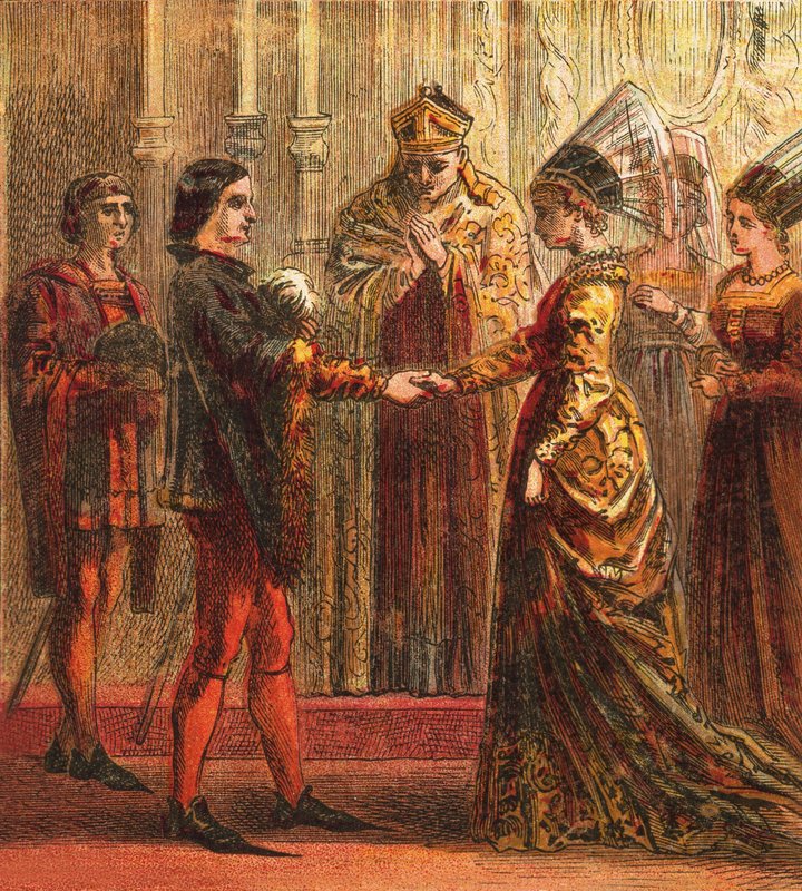 Ægteskab med Henry V af English School
