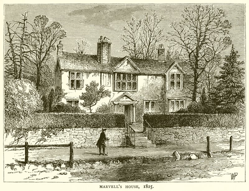 Marvells House, 1825 af English School