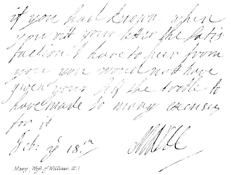 Mary, (Hustru til William III) af English School