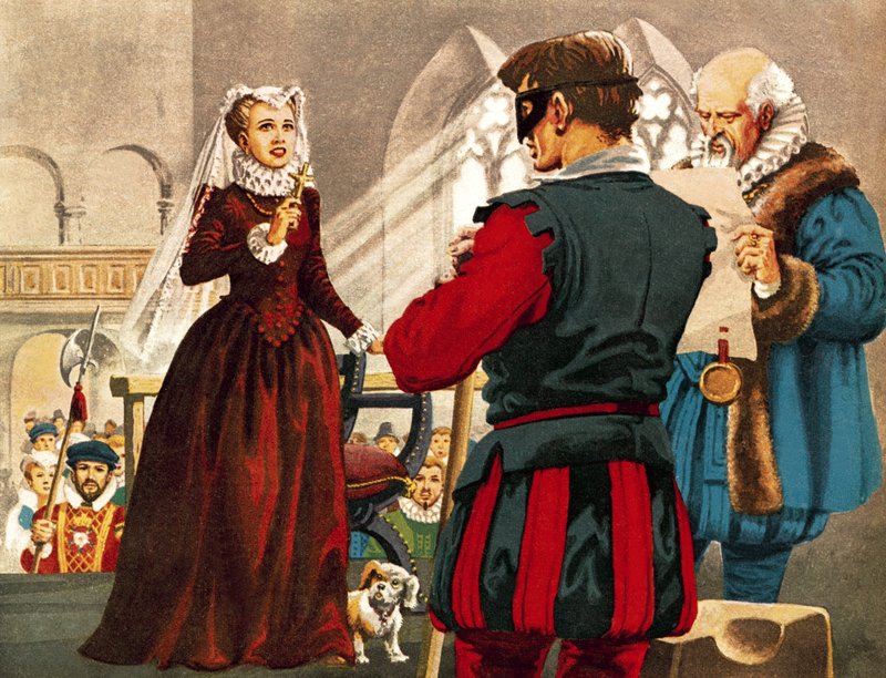 Mary Queen of Scots af English School