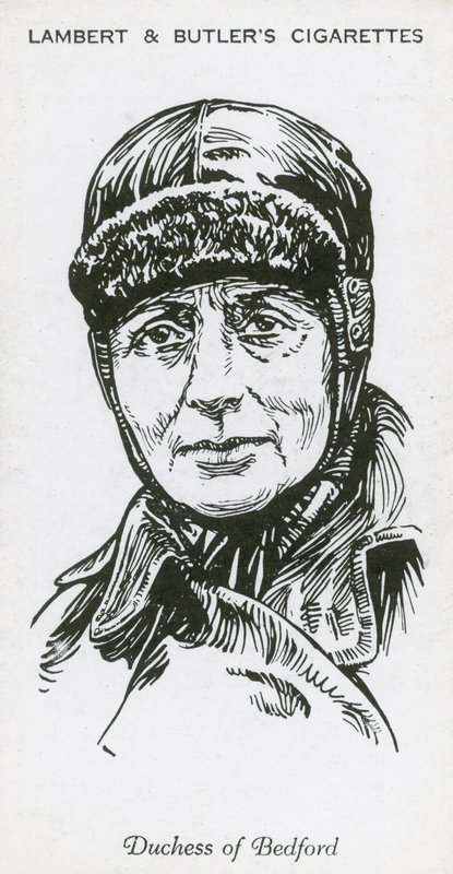 Mary Russell, hertuginde af Bedford, engelsk flyver af English School