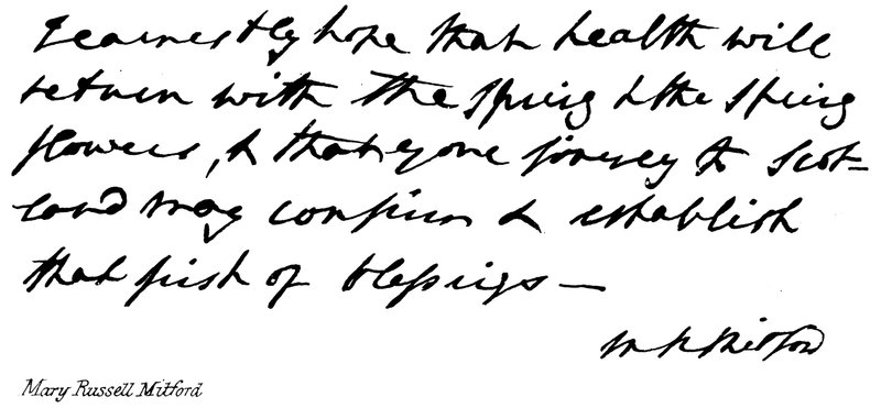 Mary Russell Mitford af English School