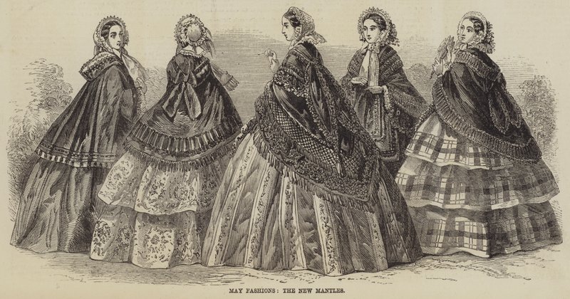May Fashions, the New Mantles (gravering) af English School