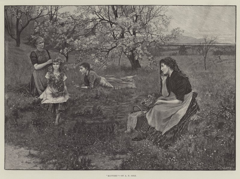 Maytime (gravering) af English School