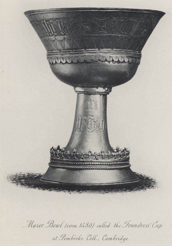 Mazer Bowl (ca. 1480) kaldet Founddress