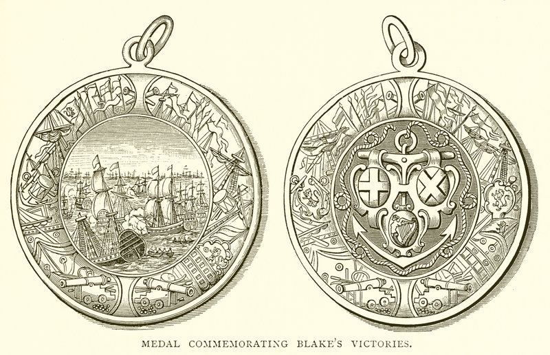 Medalje til minde om Blakes-sejre af English School