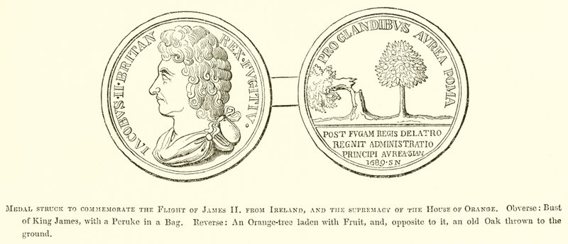 Medalje slået til minde om James II