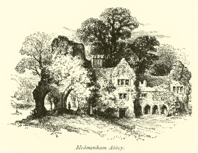 Medmenham Abbey af English School