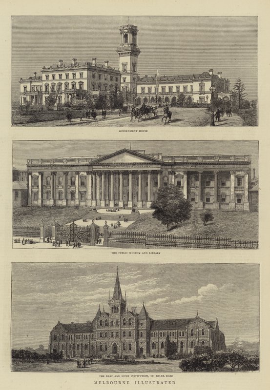 Melbourne Illustreret af English School