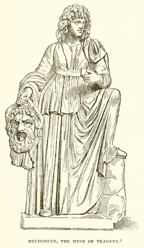 Melpomene, Tragediens Muse af English School