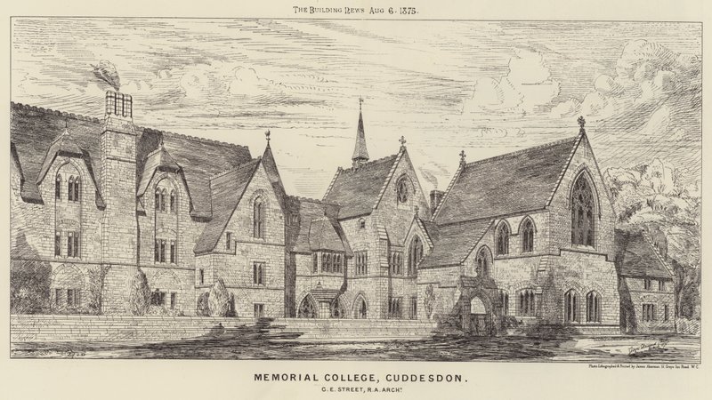 Memorial College, Cuddesdon (gravering) af English School