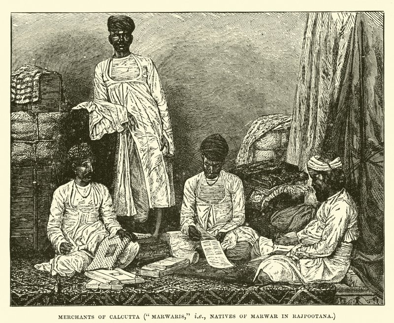 Merchants of Calcutta, Marwaris, i e, natives of Marwar in Rajpootana  af English School