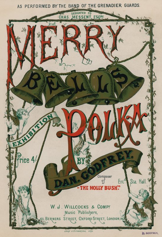 Merry Bells Polka af Dan Godfrey, udført af bandet fra Grenadier Guards af English School