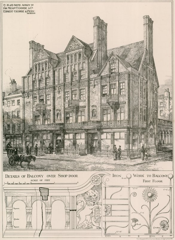 Mrs T Goode & Co., 17, 18 & 19 South Audley Street, London af English School