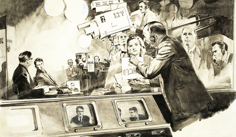 Mick Johnson, tv-reporter af English School