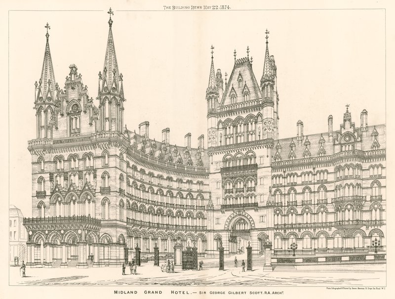 Midland Grand Hotel, Sir George Gilbert Scott, arkitekt af English School
