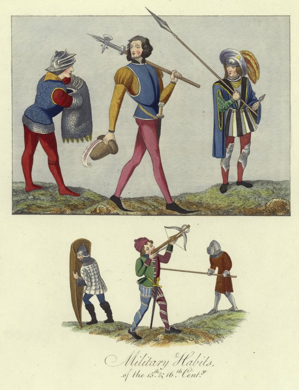 Militære vaner i det 15. og 16. århundrede af English School