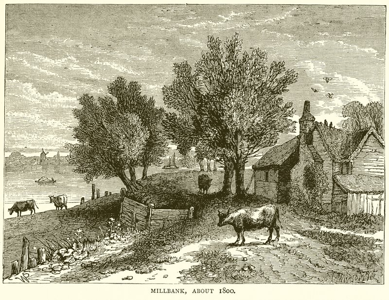 Millbank, omkring 1800 af English School