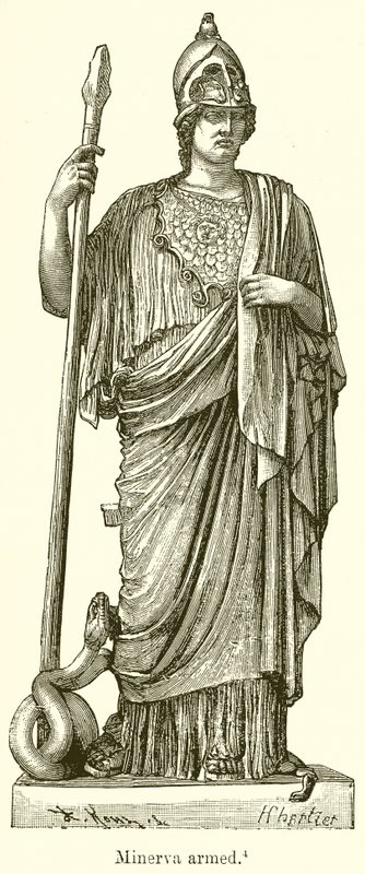 Minerva bevæbnet af English School