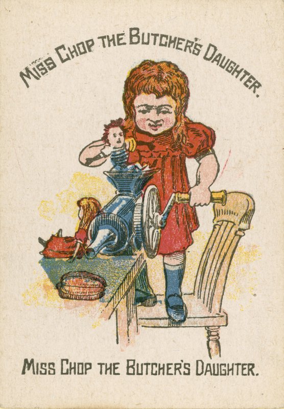 Miss Chop the Butchers Daughter af English School