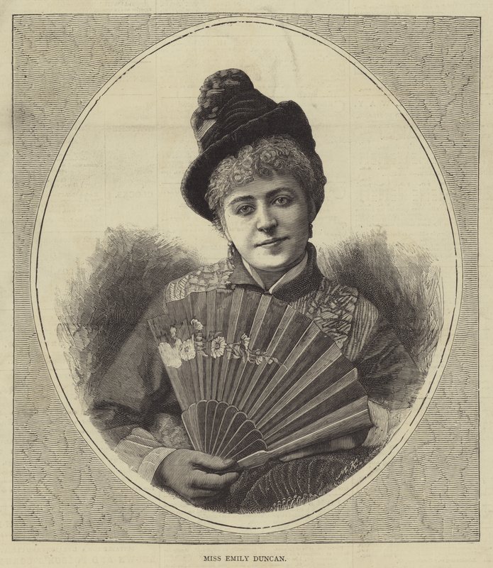 Miss Emily Duncan (gravering) af English School