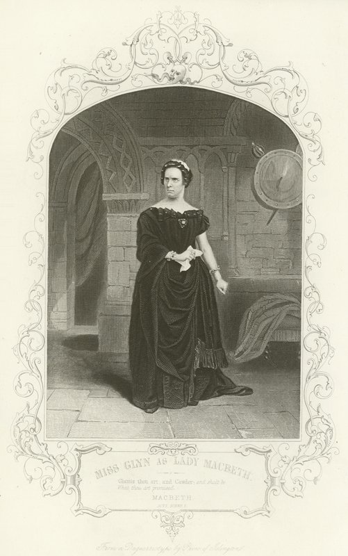 Miss Glynn som Lady Macbeth af English School