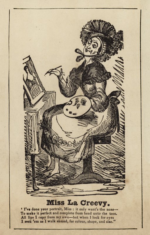 Miss La Creevy fra Nicholas Nickleby af English School