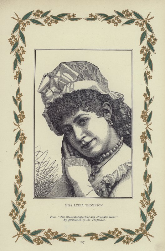 Miss Lydia Thompson (gravering) af English School