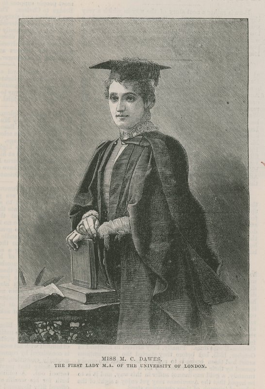 Miss MC Dawes, førstedame MA ved University of London af English School