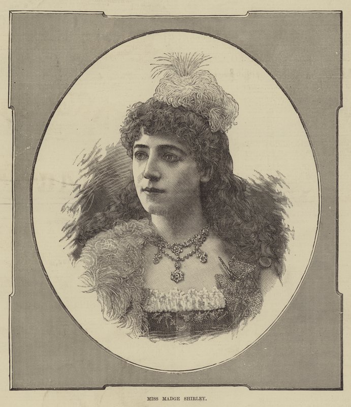 Miss Madge Shirley (gravering) af English School