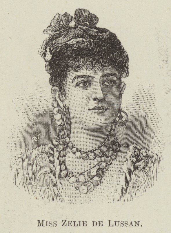 Miss Zelie de Lussan (gravering) af English School