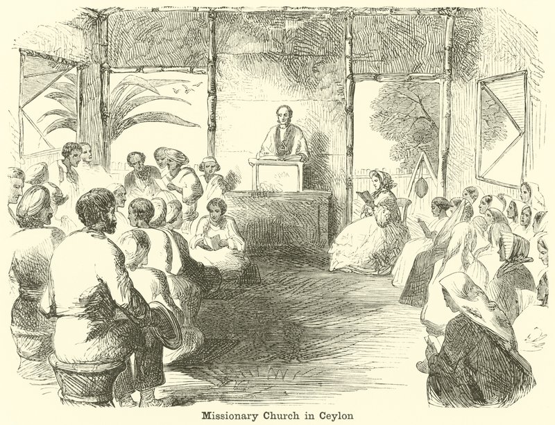 Missionskirken i Ceylon af English School