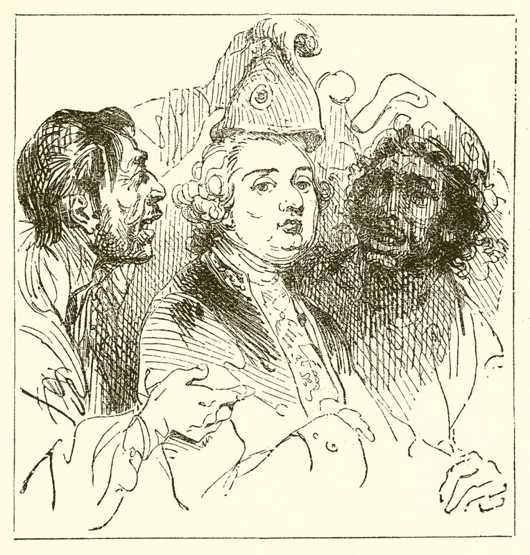 Håner Ludvig XVI af English School
