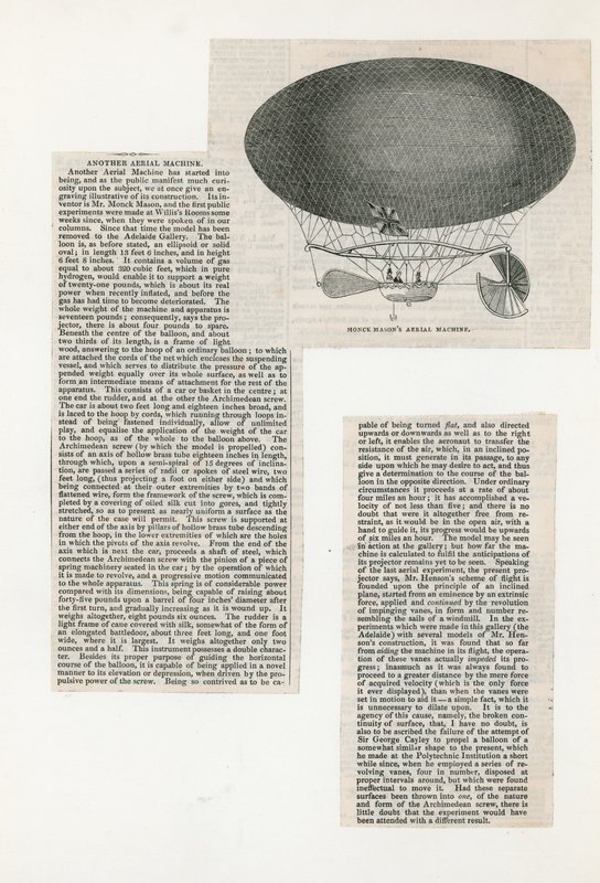 Monck Masons Aerial Machine af English School