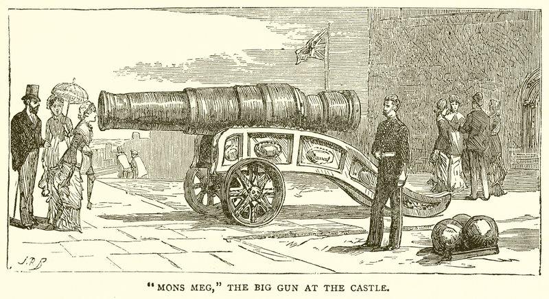 Mons Meg, den store pistol på slottet af English School