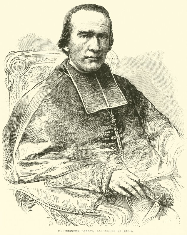 Monseigneur Darboy, ærkebiskop af Paris, marts 1871 af English School