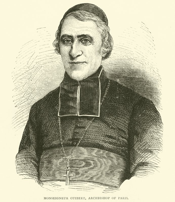 Monseigneur Guibert, ærkebiskop af Paris, maj 1871 af English School