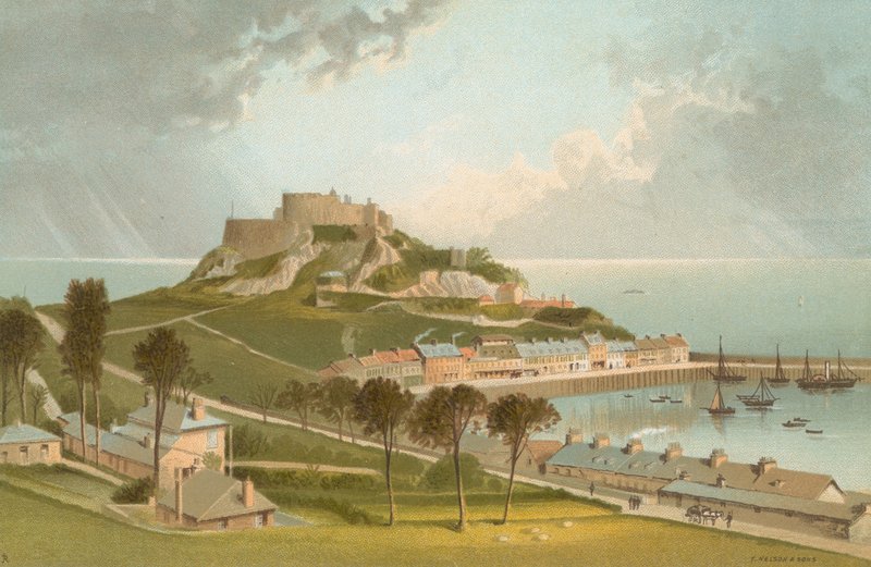 Mont Orgueil Slot - Jersey af English School