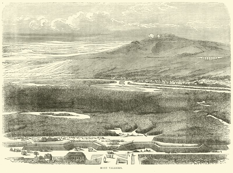 Mont Valerien, september 1870 af English School